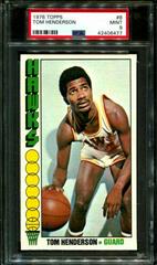Tom Henderson #8 Basketball Cards 1976 Topps Prices