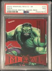 Hulk [Precious Metal Gems Red] #33 Marvel 2022 Metal Universe Spider-Man Prices