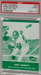 Herb Adderley Football Cards 1961 Lake to Lake Packers Prices