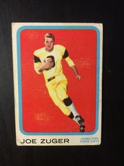 Joe Zuger Football Cards 1963 Topps CFL Prices