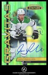 Joe Pavelski [Autograph Green] #G-7 Hockey Cards 2021 Upper Deck Stature Gravitas Prices