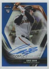 Chris Shaw [Blue Refractor] Baseball Cards 2019 Topps Finest Firsts Autographs Prices