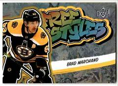 Brad Marchand [Gold] Hockey Cards 2022 Upper Deck Freestyles Prices
