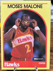 Moses Malone #4 Basketball Cards 1990 Hoops Superstars Prices