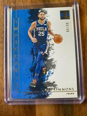 Ben Simmons [Gold] #14 Basketball Cards 2019 Panini Impeccable Prices