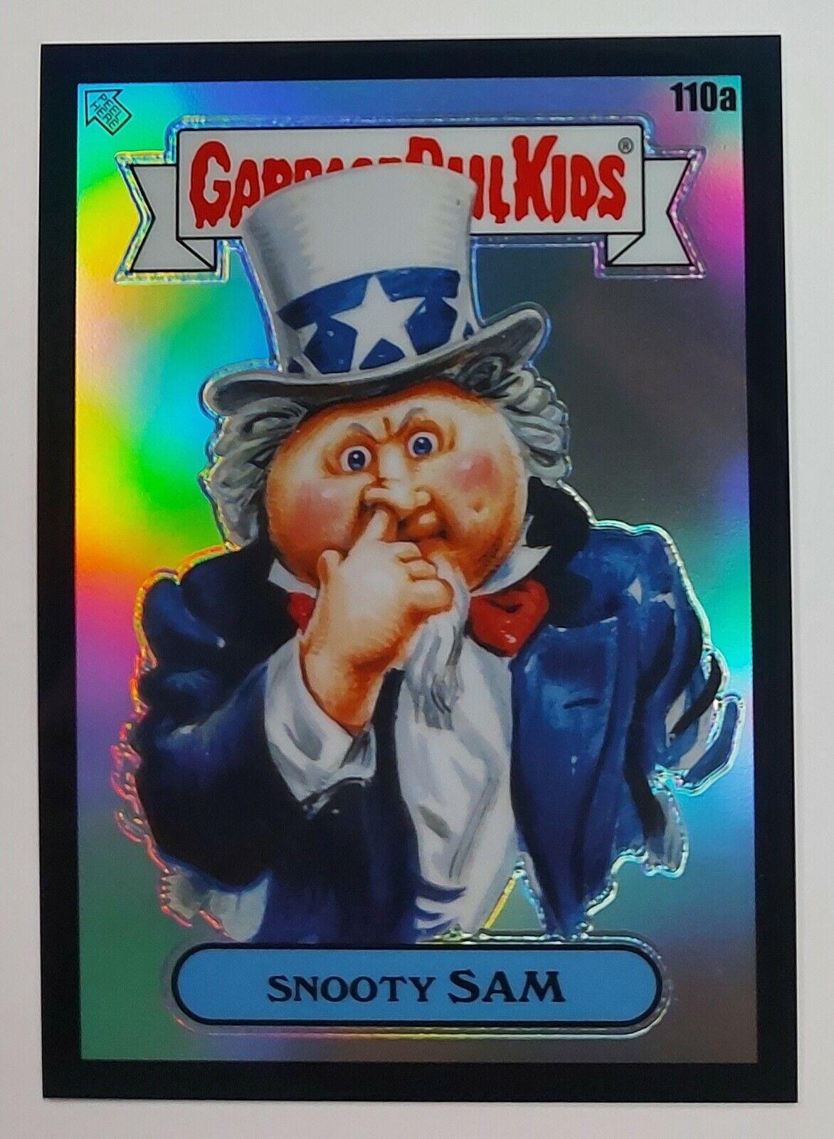 Snooty SAM [Black] #110a 2020 Garbage Pail Kids Chrome