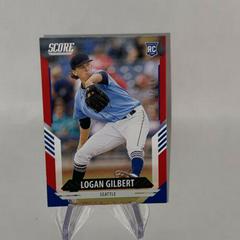 Logan Gilbert [Red] #5 Baseball Cards 2021 Panini Chronicles Score Prices