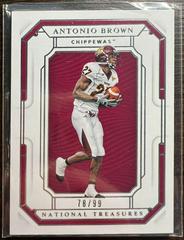 Antonio Brown #46 Football Cards 2019 Panini National Treasures Collegiate Prices