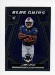 James Cook Football Cards 2022 Panini Mosaic Blue Chips Prices