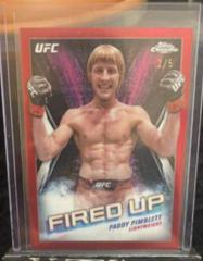 Paddy Pimblett [Red Refractor] #FDP-23 Ufc Cards 2024 Topps Chrome UFC Fired Up Prices