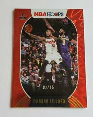 Damian Lillard [Red Explosion] Basketball Cards 2020 Panini Hoops Prices