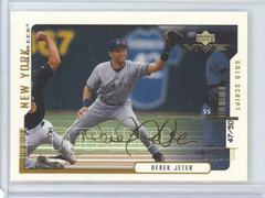 Derek Jeter [Gold Script] Baseball Cards 2000 Upper Deck MVP Prices