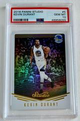 Kevin Durant #5 Basketball Cards 2016 Panini Studio Prices