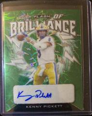 Kenny Pickett [Kaleidoscope Green] #FB-KP1 Football Cards 2022 Leaf Flash of Brilliance Autographs Prices