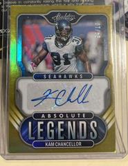 Kam Chancellor [Gold] #AL-KC Football Cards 2022 Panini Absolute Legends Signatures Prices