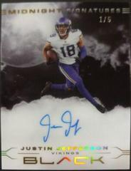 Justin Jefferson [Gold] #MS-JJE Football Cards 2022 Panini Black Midnight Signatures Prices
