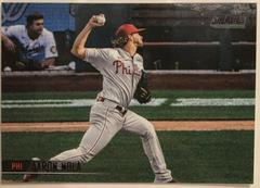 Aaron Nola [Black Foil] #108 Baseball Cards 2021 Stadium Club Prices