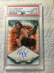 Roman Reigns [Orange] Wrestling Cards 2021 Topps WWE Autographs Prices