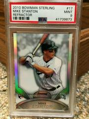Mike Stanton [Refractor] Baseball Cards 2010 Bowman Sterling Prices