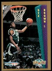 Dee Brown Basketball Cards 1992 Fleer Prices