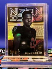 Desmond Ridder [Prizm] #NI-13 Football Cards 2022 Panini Select Neon Icons Prices