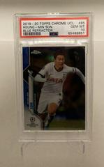 Heung Min Son [Blue Refractor] #85 Soccer Cards 2019 Topps Chrome UEFA Champions League Prices
