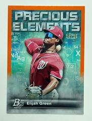Elijah Green [Orange] Baseball Cards 2023 Bowman Platinum Precious Elements Prices