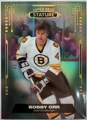 Bobby Orr [Photo Variant] Hockey Cards 2021 Upper Deck Stature Prices