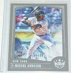 Miguel Andujar [Gray Frame] Baseball Cards 2018 Panini Diamond Kings Prices
