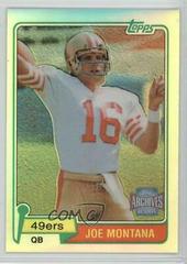 Joe Montana #40 Football Cards 2001 Topps Archives Reserve Prices
