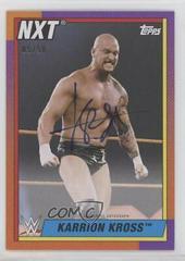 Karrion Kross [Purple] Wrestling Cards 2021 Topps Heritage WWE Autographs Prices