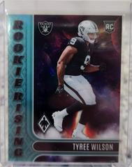 Tyree Wilson [Teal] #RIS-5 Football Cards 2023 Panini Phoenix Rookie Rising Prices