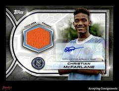 Christian McFarlane #R-CM Soccer Cards 2023 Topps MLS Relics Autographs Prices