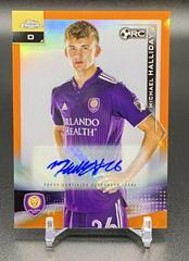 Michael Halliday [Autograph Orange Refractor] Soccer Cards 2021 Topps Chrome MLS Prices