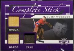 Gump Worsley [Purple] Hockey Cards 2021 Leaf Lumber Complete Stick Prices