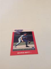George Brett Baseball Cards 1988 Kenner Starting Lineup Prices