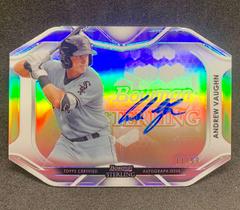 Andrew Vaughn [Speckle Refractor] Baseball Cards 2020 Bowman Sterling Prospect Autographs Prices