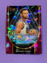 Stephen Curry [Purple Cracked Ice Prizm] #4 Basketball Cards 2023 Panini Select Neon Icon Prices