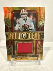 Brock Purdy #GG-BP Football Cards 2023 Panini Gold Standard Gear Prices