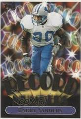 Barry Sanders [Gold] #RN4 Football Cards 1999 Topps Record Numbers Prices