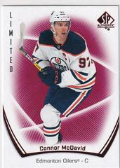 Connor McDavid [Limited Red] #1 Hockey Cards 2021 SP Authentic Prices