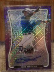 Julio Rodriguez [Purple Mojo] #BA-JR1 Baseball Cards 2020 Leaf Metal Draft Autographs Prices