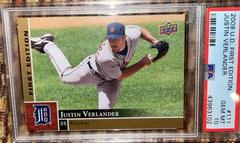 Justin Verlander Baseball Cards 2009 Upper Deck First Edition Prices