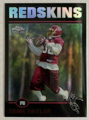 Sean Taylor [Black Refractor] #202 Football Cards 2004 Topps Chrome Prices