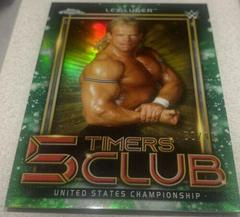 Lex Luger [Green Refractor] Wrestling Cards 2021 Topps Chrome WWE 5 Timers Club Prices