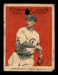 Jimmy Lavender Baseball Cards 1914 Cracker Jack Prices