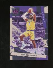 LeBron James [Pink] #6 Basketball Cards 2021 Panini Court Kings Prices