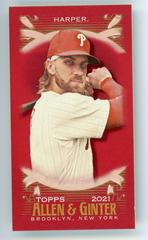 Bryce Harper [Mini Red] #44 Baseball Cards 2021 Topps Allen & Ginter X Prices