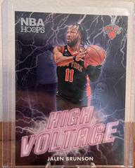 Jalen Brunson #16 Basketball Cards 2023 Panini Hoops High Voltage Prices