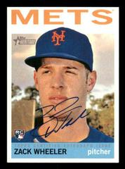 Zack Wheeler #ZW Baseball Cards 2013 Topps Heritage Real One Autographs Prices